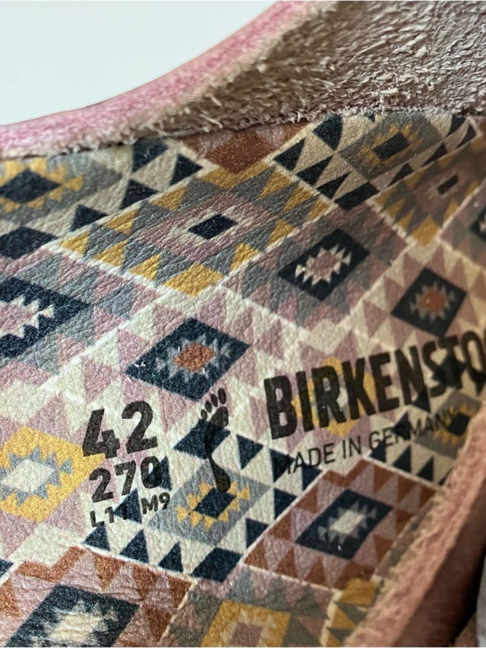 Birkenstock Arizona Oiled Leather Lavender Blush Sandals size 11 - Picture 10 of 10